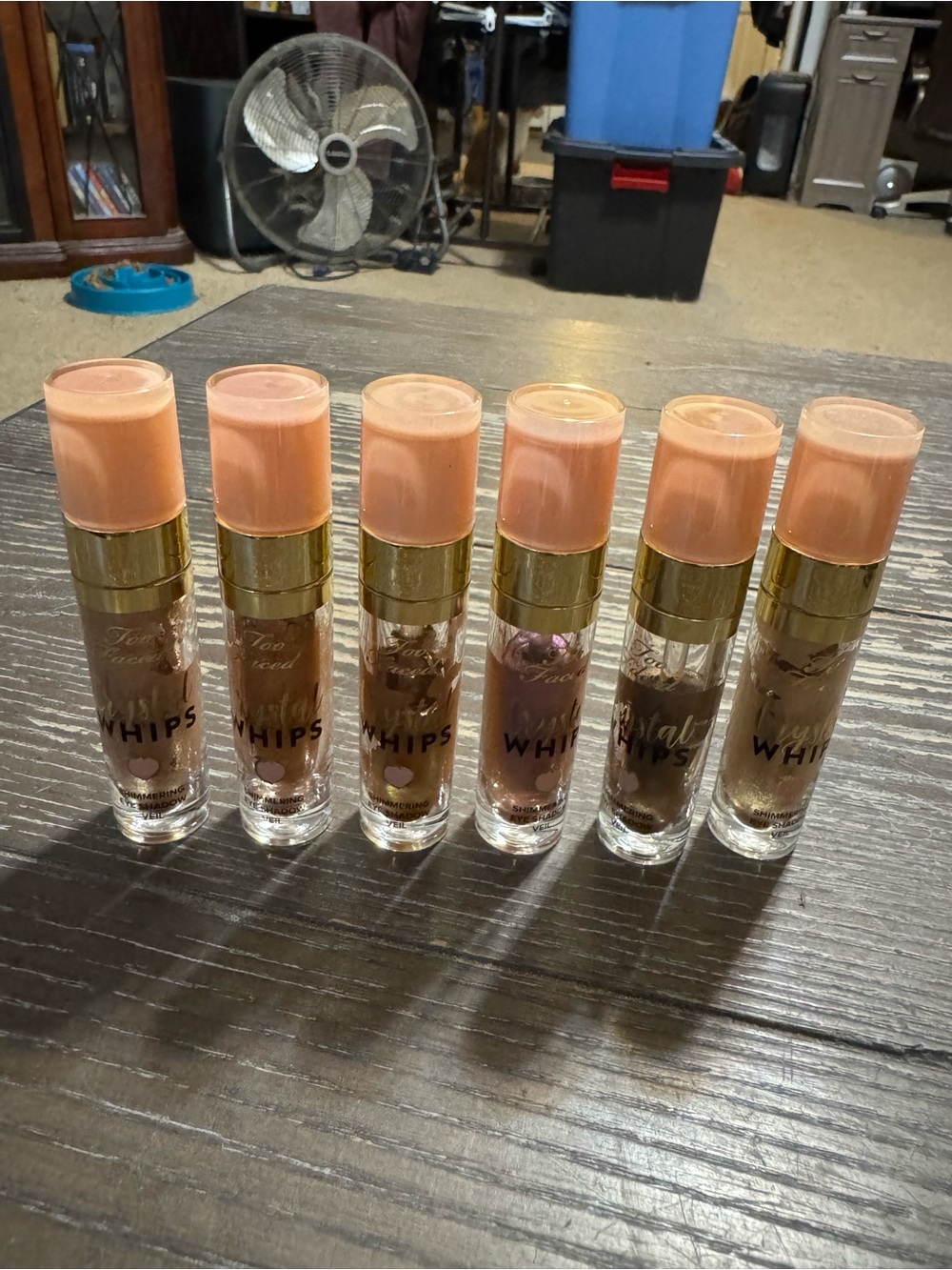Too Faced Crystal Whips Shimmering Liquid Eyeshadow Bundle